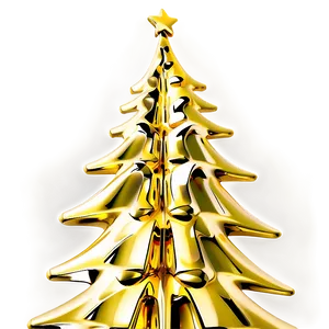 Modern Gold Christmas Tree Inspiration Png Psu24 PNG image