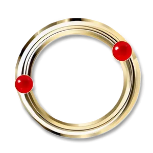 Modern Gold Circle Frame PNG 25 PNG