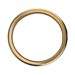 Modern Gold Circle Frame PNG 26 PNG