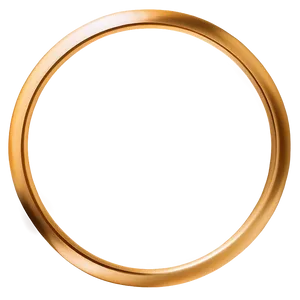 Modern Gold Circle Frame PNG Isw PNG
