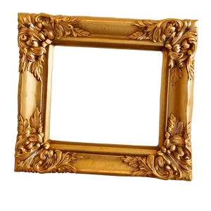 Modern Gold Frame Png 14 PNG image
