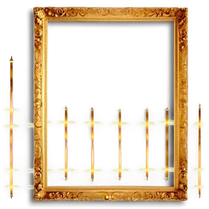 Modern Gold Frame Png Onb PNG image
