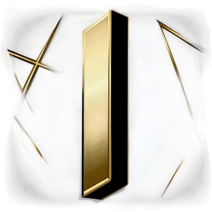 Modern Gold Rectangle Png 06272024 PNG image