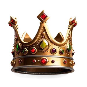 Modern Golden Crown Png 06282024 PNG image