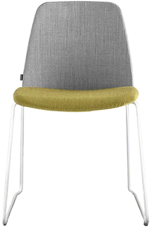 Modern Grayand Yellow Chair