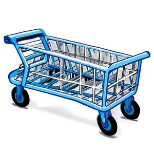 Modern Grocery Cart PNG Vfa20 PNG