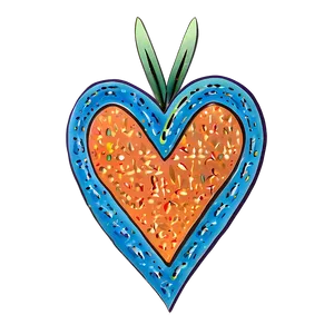 Modern Heart Doodle PNG Vfp PNG