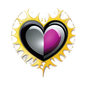 Modern Heart Vector Png Nxu9 PNG image