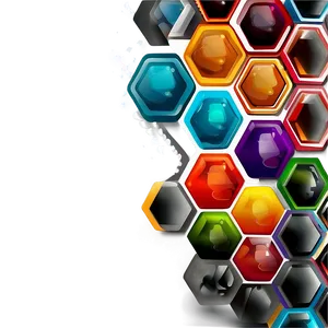 Modern Hexagon Background Png 47 PNG image