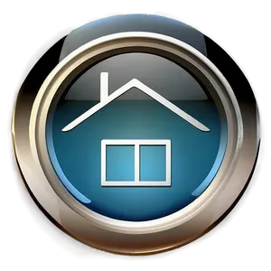 Modern Home Button Design Png 94 PNG image