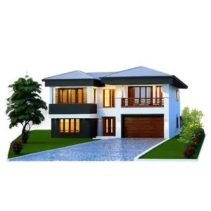 Modern House Design PNG Gdy58