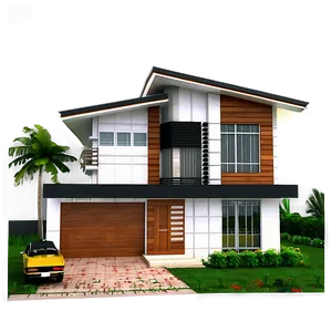 Modern House Design PNG Jby43