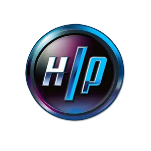 Modern Hp Logo Png Ekx36 PNG image