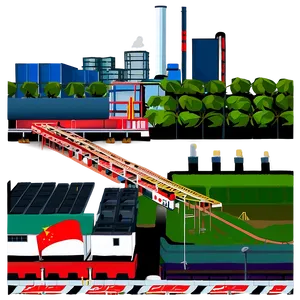 Modern Industry Landscape PNG 60 PNG