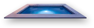 Modern Infinity Pool Design PNG