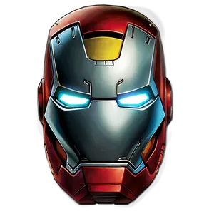 Modern Iron Man Helmet Graphic Png 06122024 PNG image