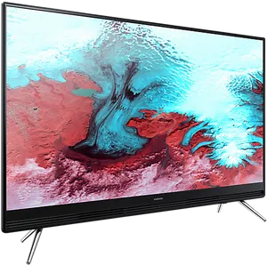 Modern L E D T V Display PNG
