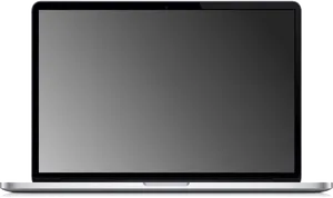 Modern Laptop Blank Screen