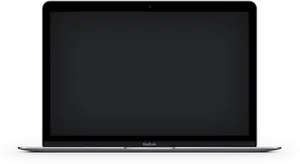 Modern Laptop Front View PNG image