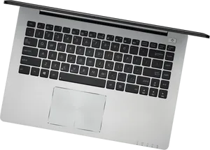 Modern Laptop Keyboardand Touchpad