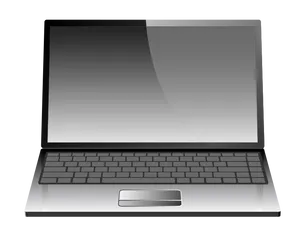 Modern Laptop Vector Illustration