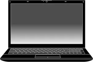 Modern Laptop Vector Illustration PNG image