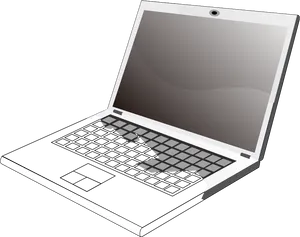 Modern Laptop Vector Illustration