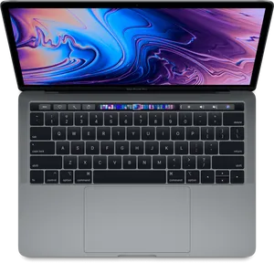 Modern Laptopwith Touch Bar