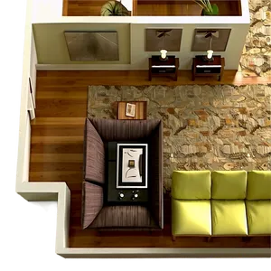 Modern Living Room Layout Png 05242024 PNG image