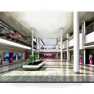 Modern Mall Interior Png 5 PNG image