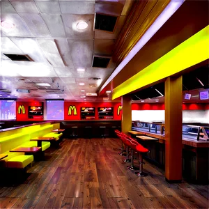 Modern Mcdonald's Interior Png Xdt PNG image
