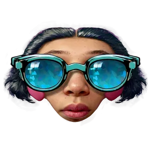 Modern Meme Glasses PNG Cri PNG