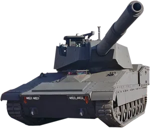 Modern Military Tank Isolated PNG image