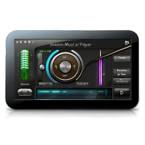 Modern Music Player Interface Png 05252024 PNG image