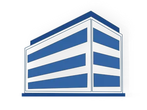 Modern Office Building Graphic PNG image