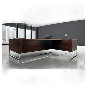 Modern Office Desk Png 06122024 PNG image