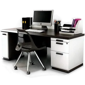 Modern Office Desk PNG Jum