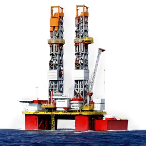 Modern Offshore Drilling Rig Png Agp37 PNG image