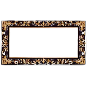 Modern Ornate Frame PNG 06272024