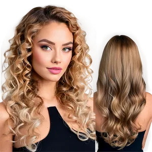 Modern Perm Hair Trends Png 06282024 PNG image