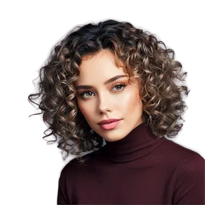 Modern Perm Hair Trends Png Ujd PNG image