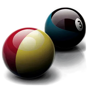 Modern Pool Ball Visual Png Lbk PNG image