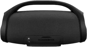 Modern Portable Boombox Black PNG image