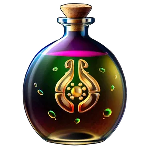 Modern Potion Bottle PNG 06132024