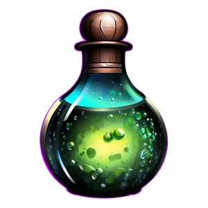 Modern Potion Bottle PNG Lgn50