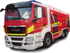 Modern_ Red_ Fire_ Truck PNG image