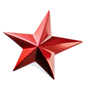 Modern Red Star PNG 05232024