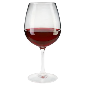 Modern Red Wine Glass PNG Rde34 PNG
