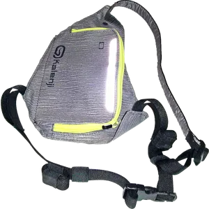 Modern Reflective Sling Backpack PNG image