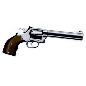 Modern Revolver Silhouette PNG Iyw80